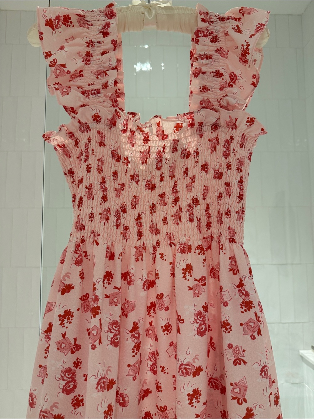 Hill House Nap Dress | Original Valentine’s Print | Pristine Sz Medium - Picture 1 of 6